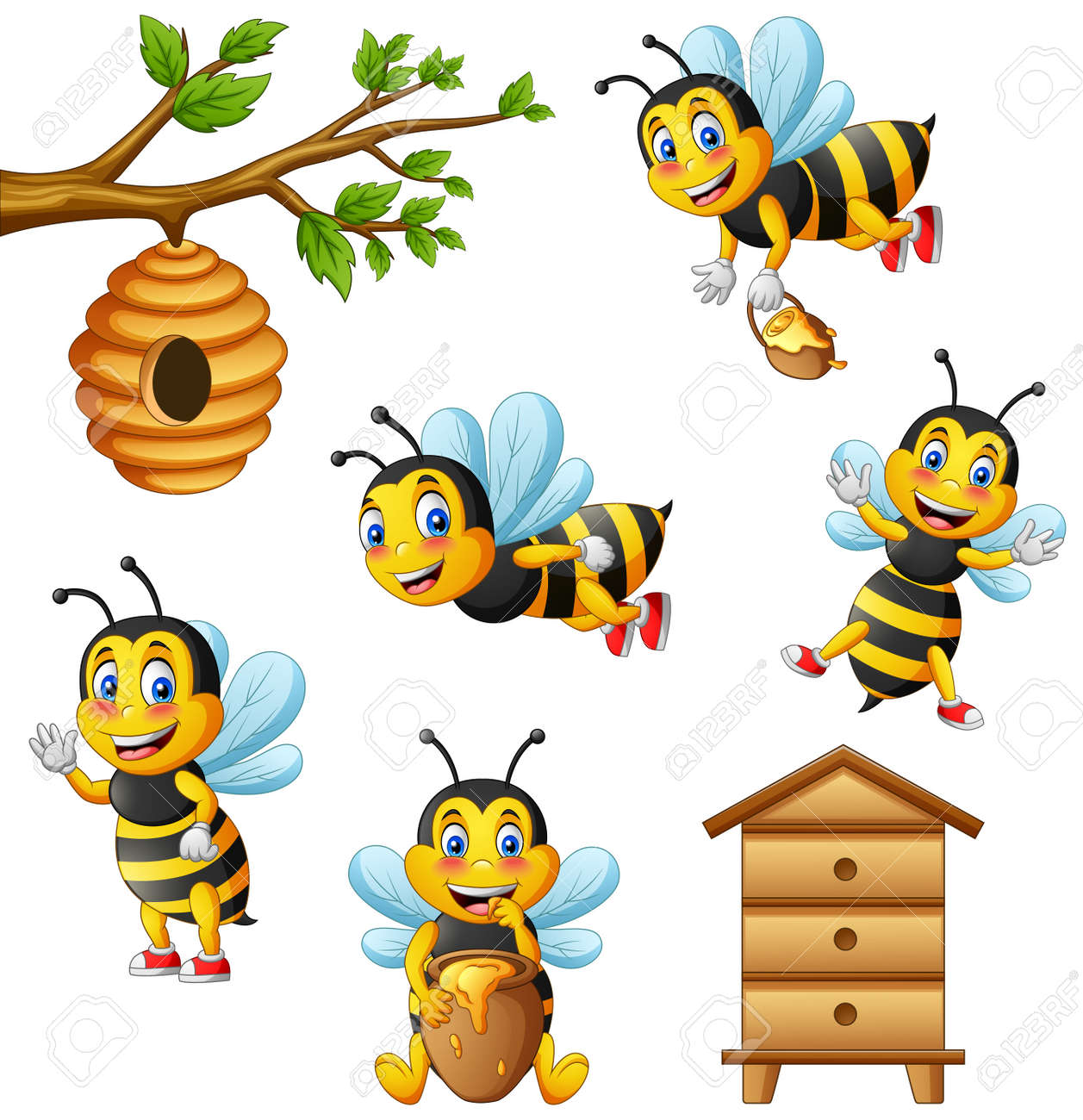 Beehive Illustration