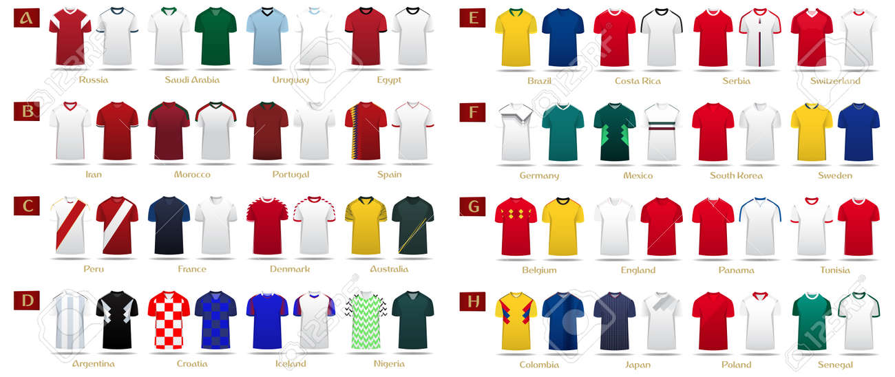 soccer kit or football jersey template design for national football
