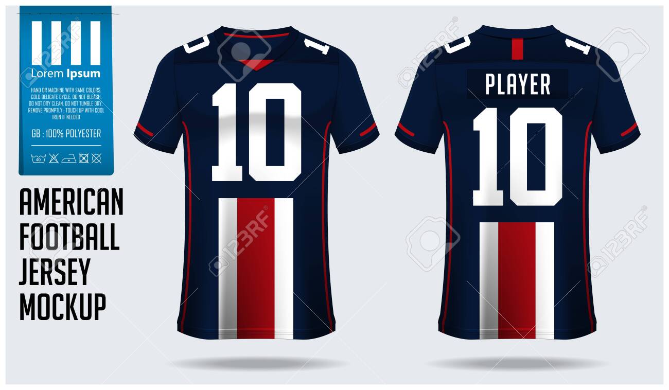 american football jersey design