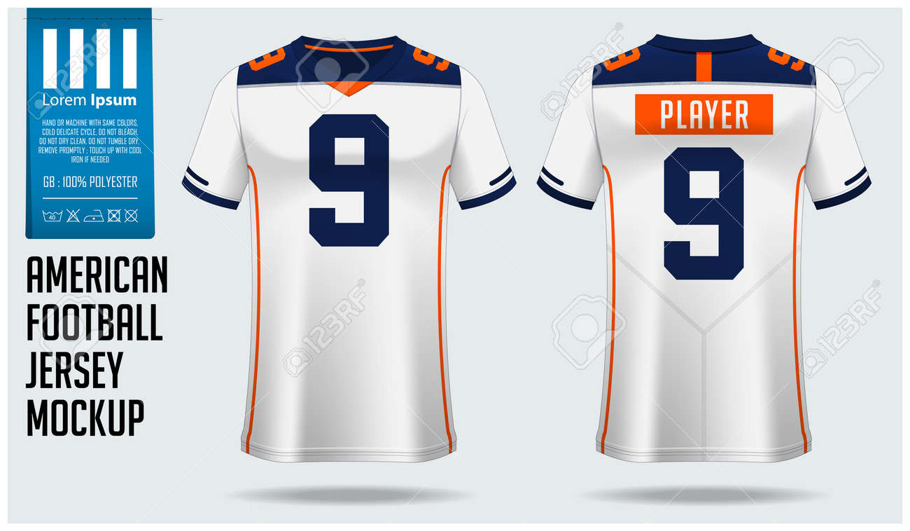 american football jersey design