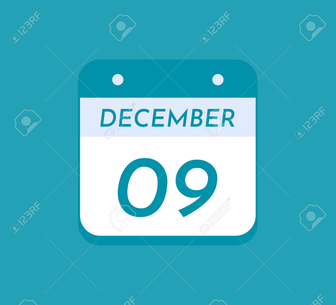 Calendrier D'un Jour Du 9 Décembre, 9 Décembre Clip Art Libres De Droits, Svg, Vecteurs Et Illustration. Image 157249939