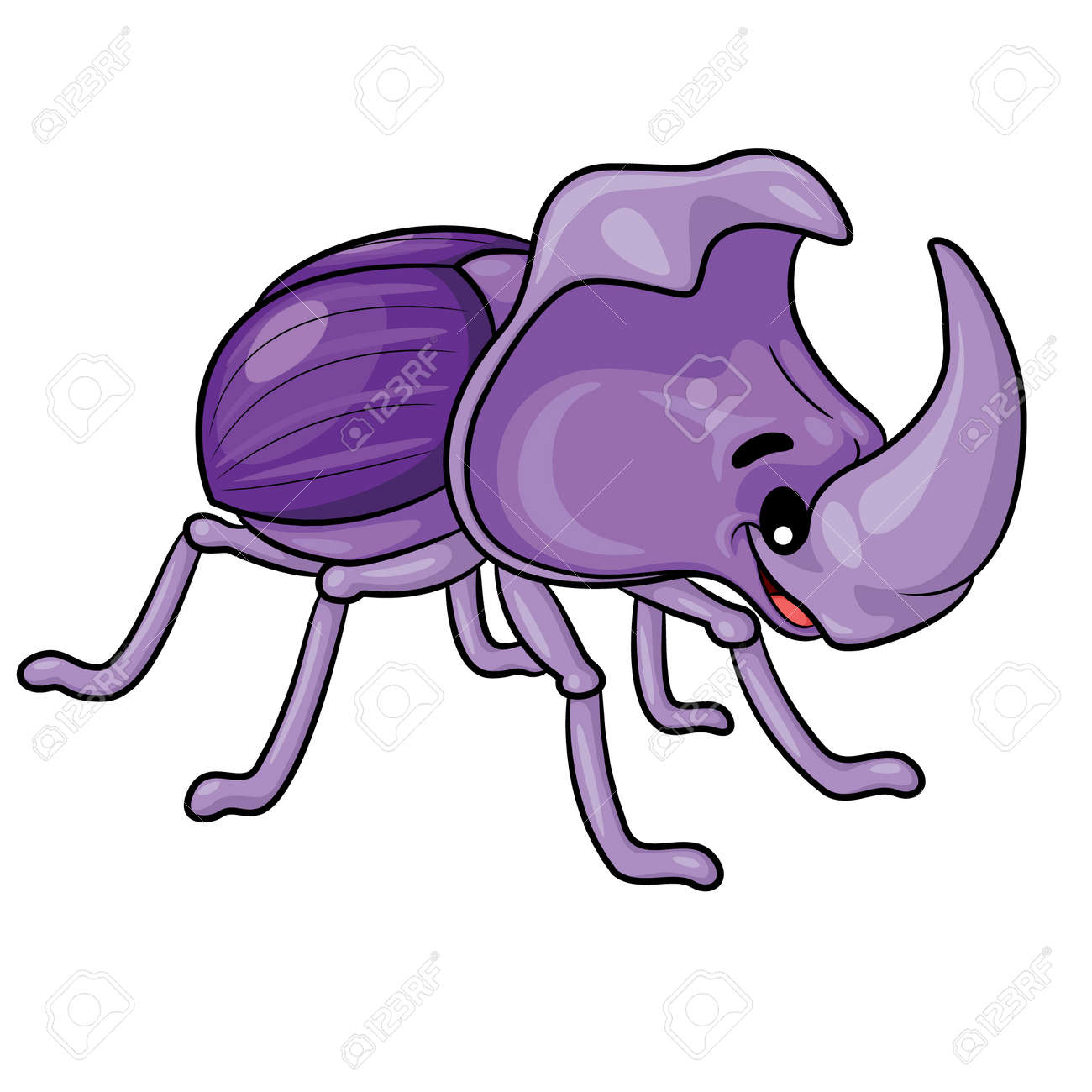 かわいい漫画のカブトムシのイラスト のイラスト素材 ベクタ Image かわいい漫画のカブトムシのイラスト のイラスト素材 ベクタ Image