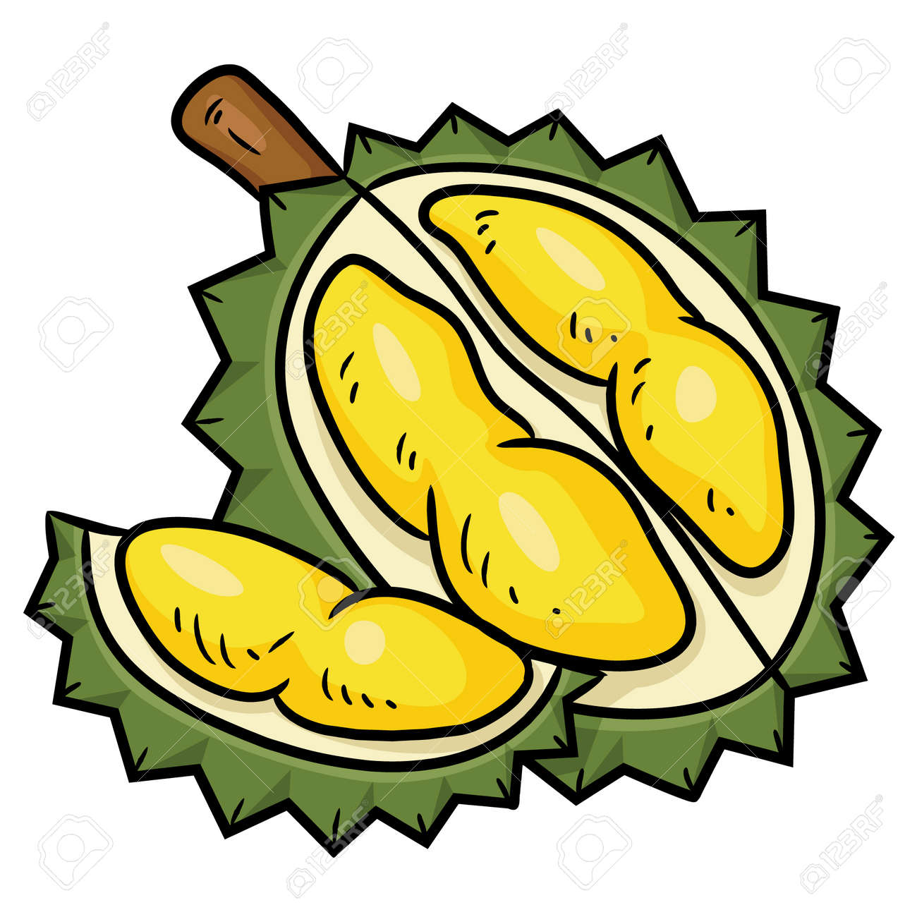 Download 6600 Gambar Durian Karikatur  HD