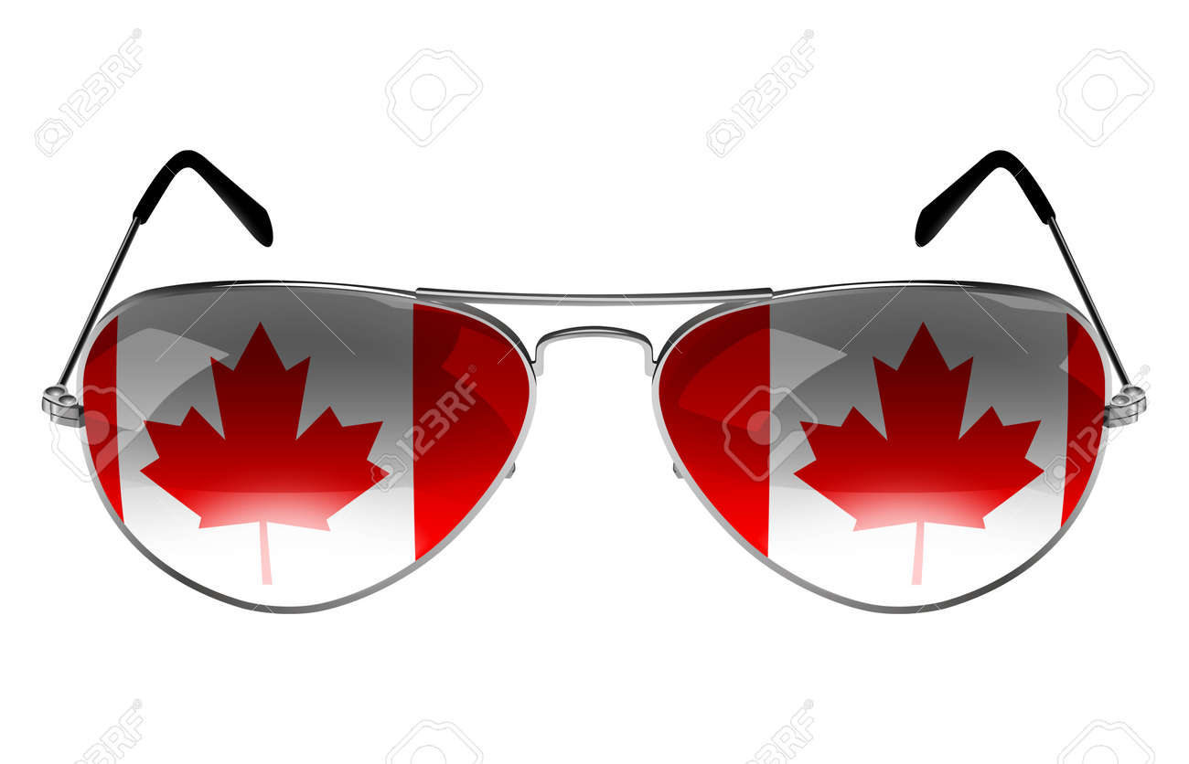 canadian flag sunglasses