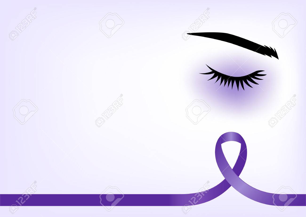 blue and purple ribbon