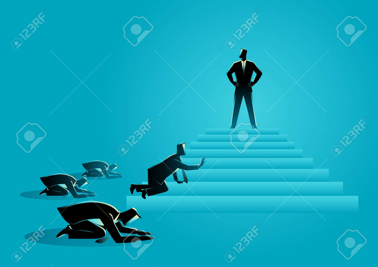 カリスマ的な姿を崇拝する男性のビジネスコンセプトベクトルイラストのイラスト素材 ベクタ Image カリスマ的な姿を崇拝する男性のビジネスコンセプトベクトルイラストのイラスト素材 ベクタ Image