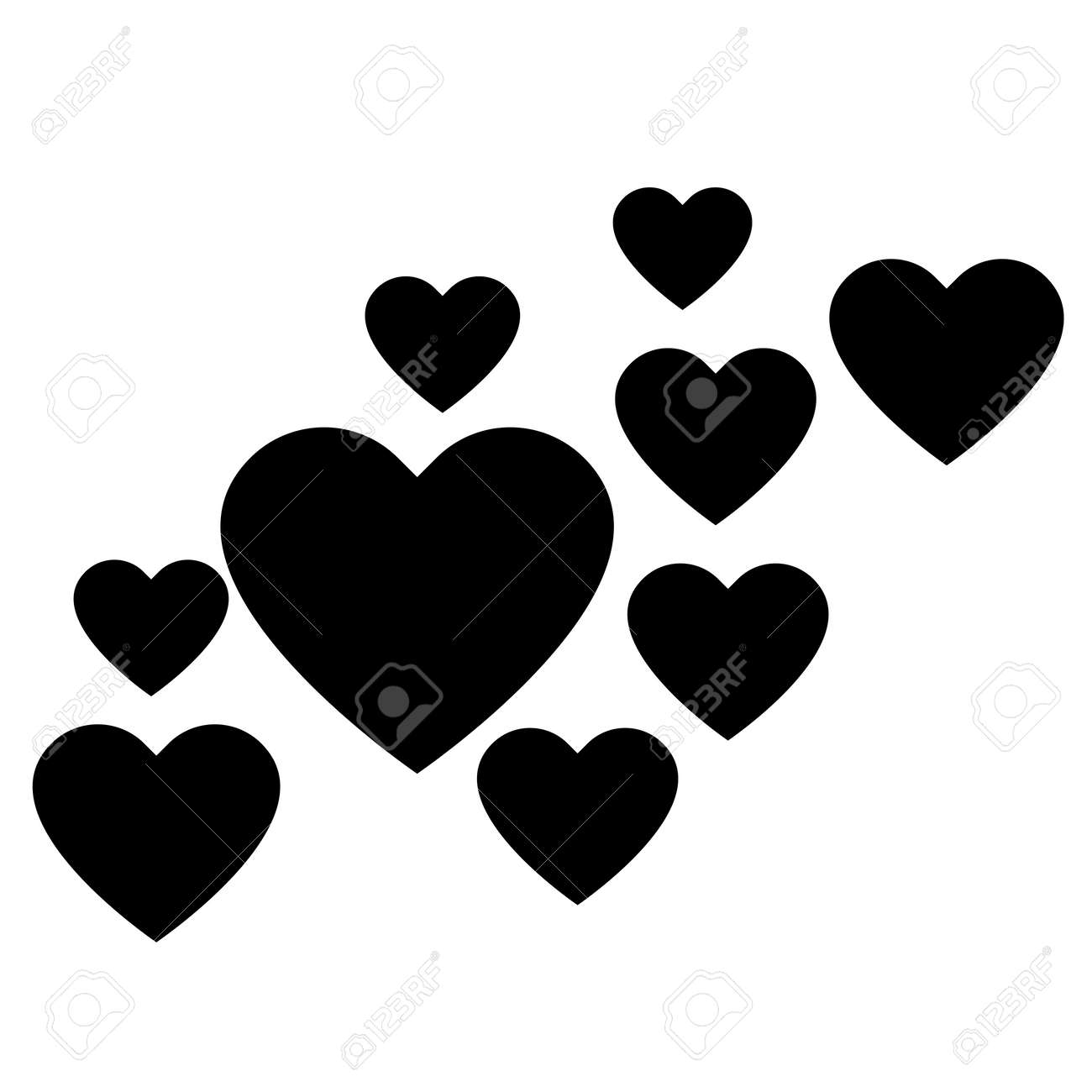 Love Hearts A Collection Of Love Hearts There Are Small Love