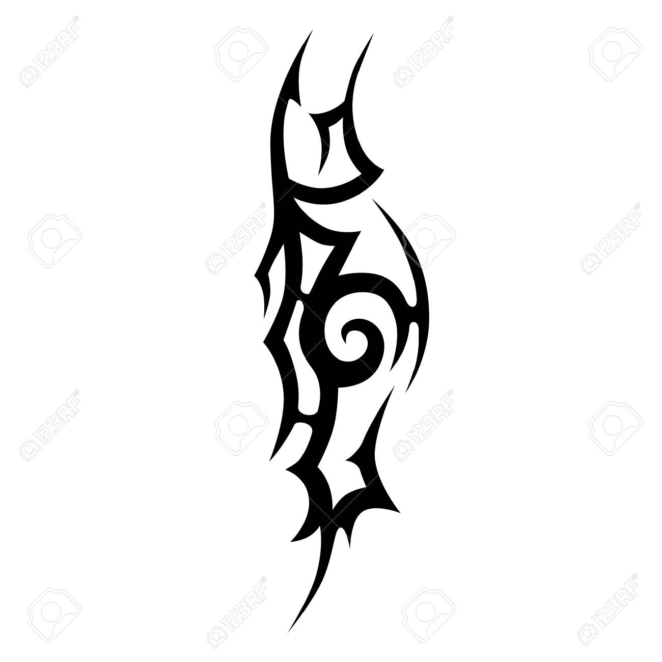 Gothic vector designs. Tribal tattoos. Art tribal tattoo. Vector sketch of a tattoo. Idea for design. - 74900331 Gothic vector designs. Tribal tattoos. Art tribal tattoo. Vector sketch of a tattoo. Idea for design. - 74900331