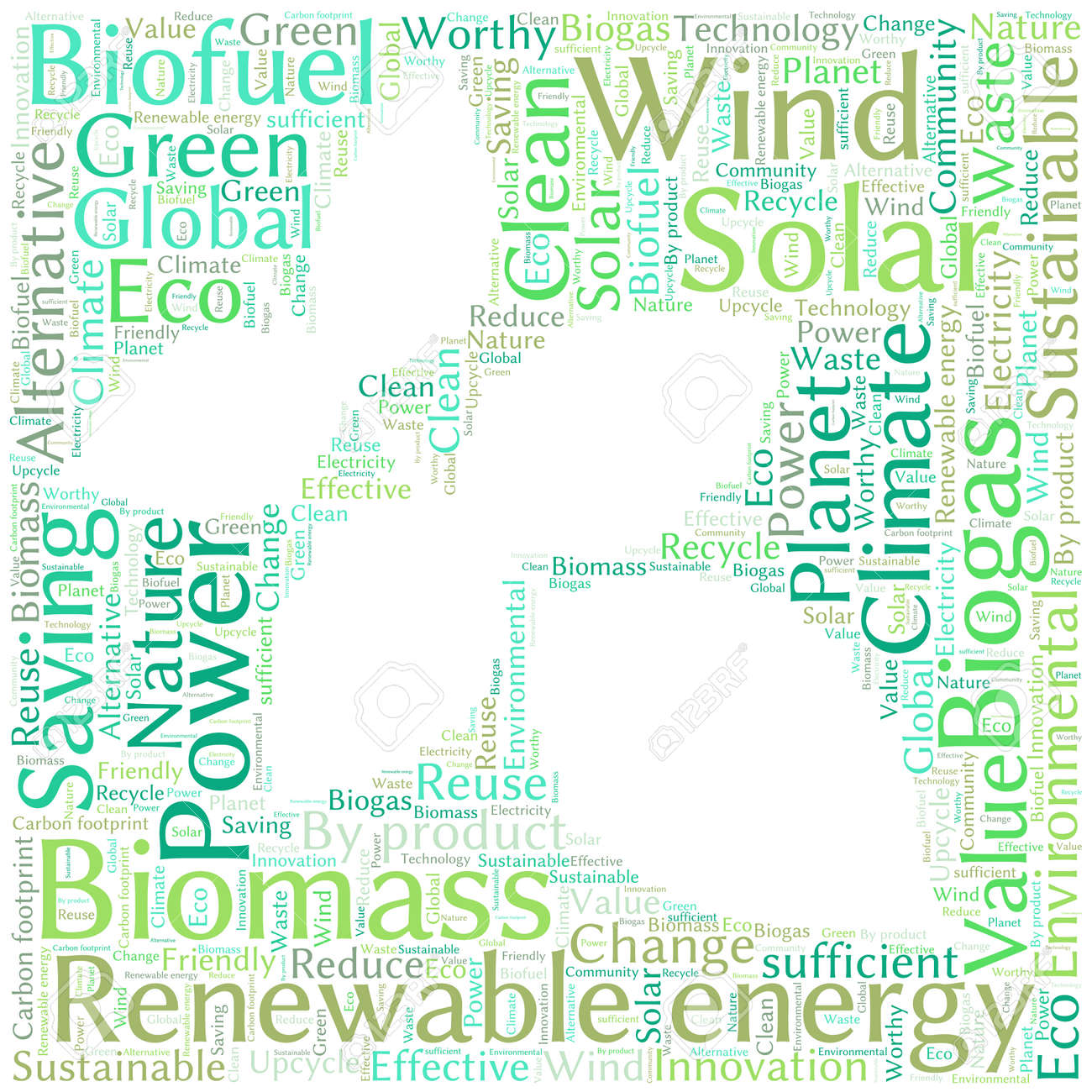 ecology earth concept word collage environmental poster design word collage template