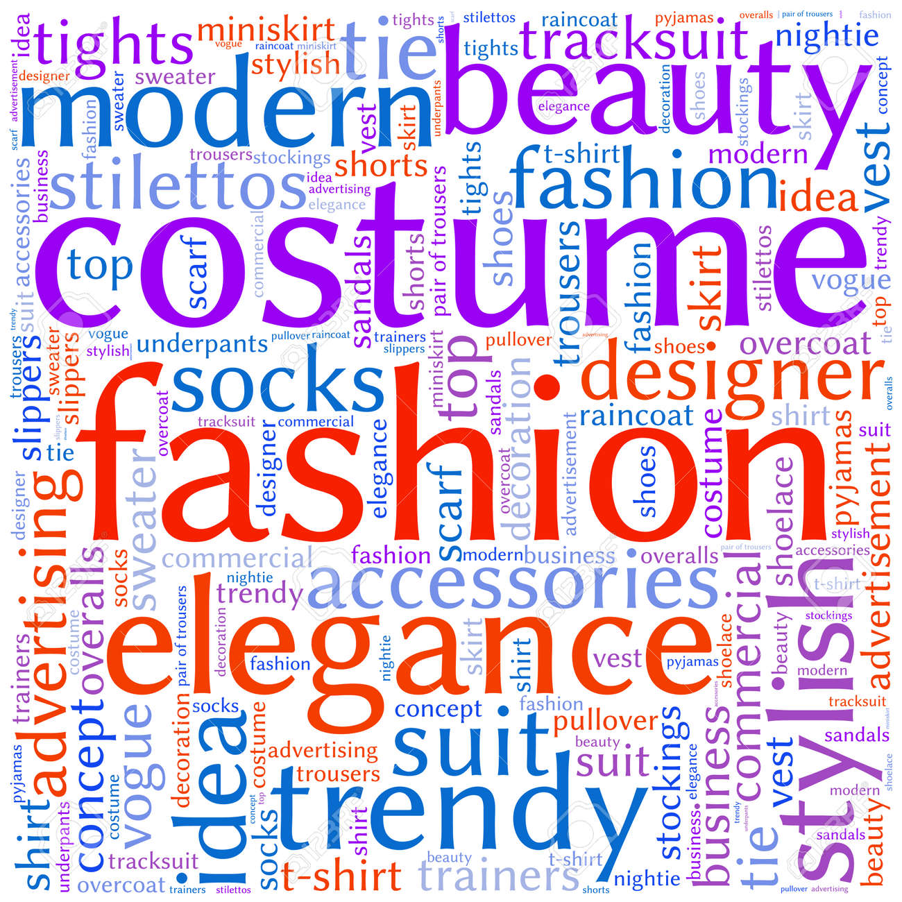 fashion and costume tag word cloud background costume word