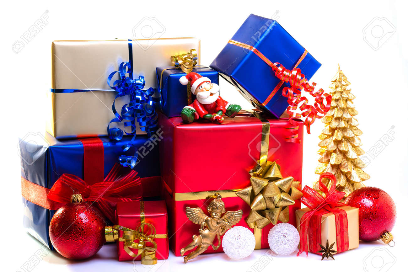 Christmas gift boxes decorated for Christmas - 11139021 Christmas gift boxes decorated for Christmas - 11139021