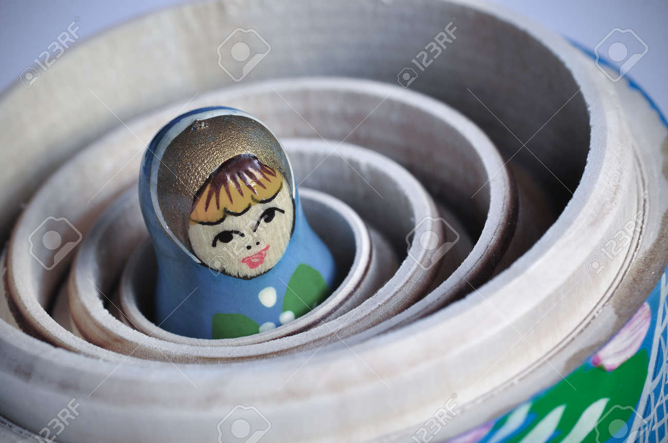 russian dolls inside