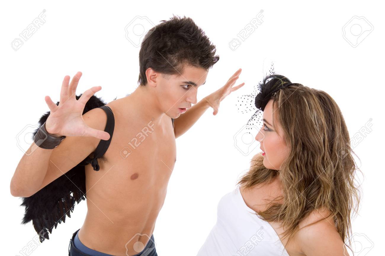 real teen couple playing around Real teen couple playing around