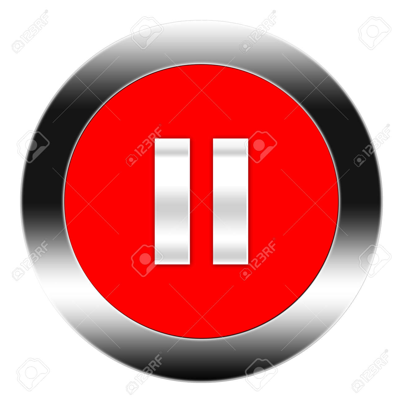 pause button isolated stock photo picture and royalty free image