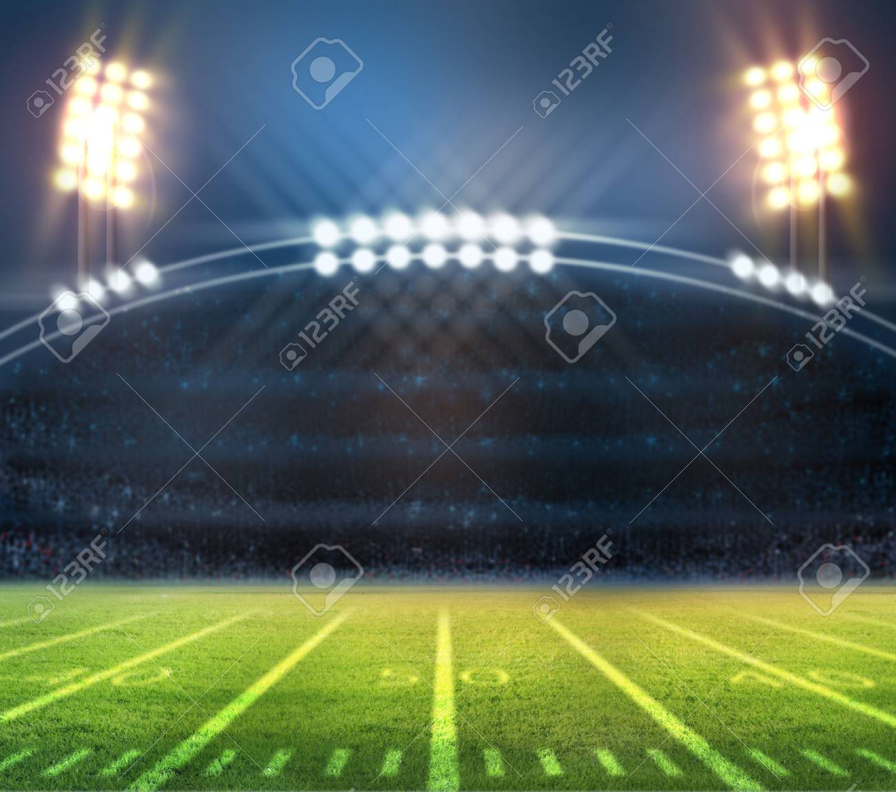 スタジアムのライト の写真素材 画像素材 Image