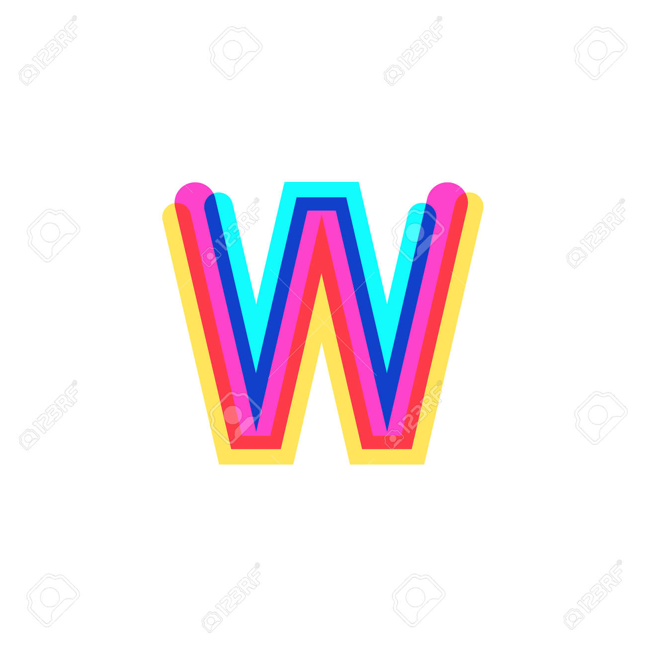 letter w template
