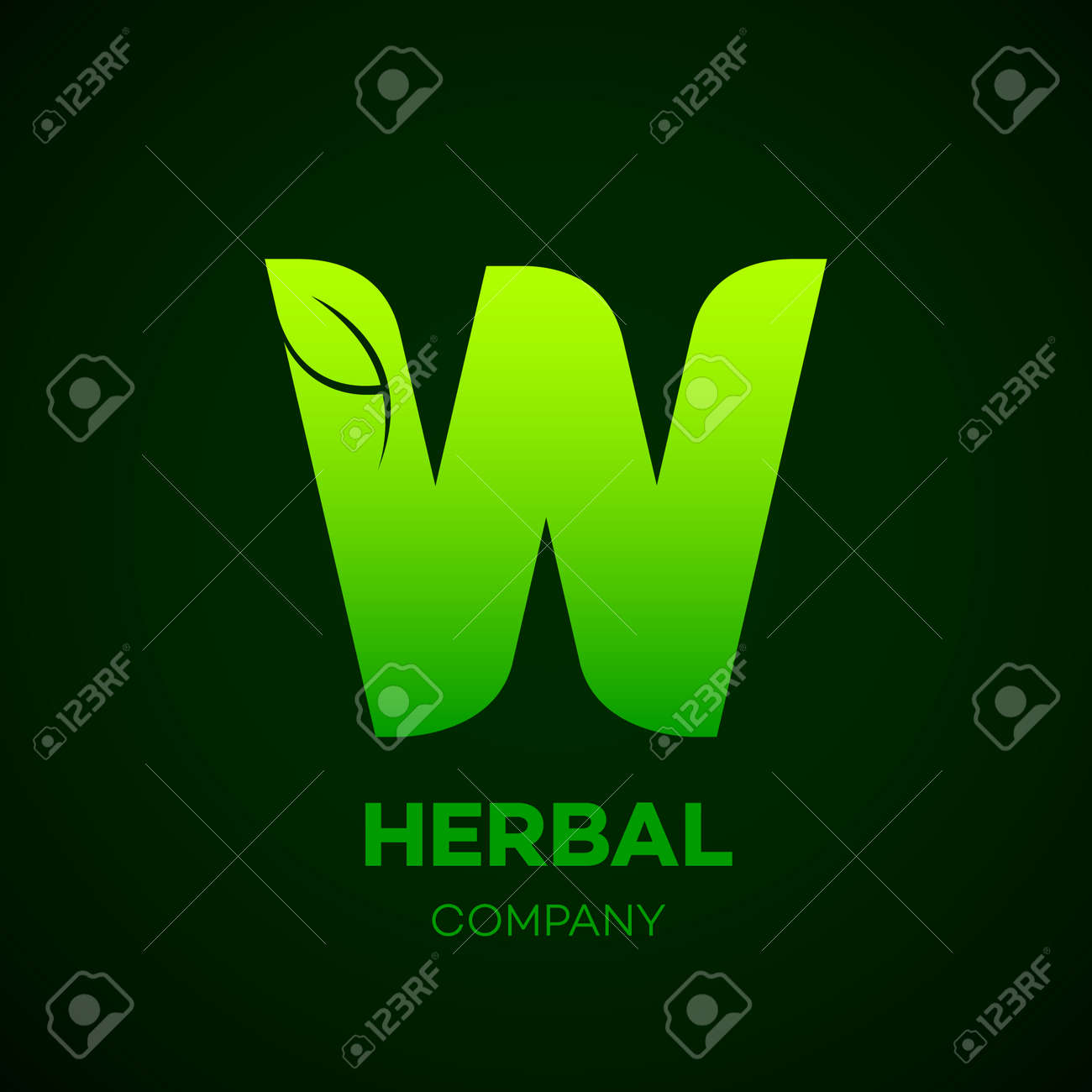 Buchstabe W Grunes Blatt Krauter Apotheke Bio Natur Bio Und Umweltfreundliche Vektor Illustration Lizenzfrei Nutzbare Vektorgrafiken Clip Arts Illustrationen Image 87125106