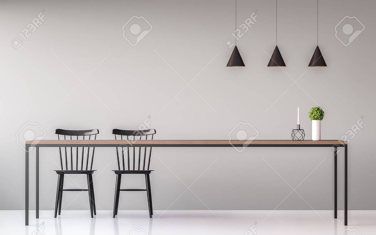 El Estilo Mínimo 3d De La Imagen Del Comedor Moderno Rinde. Hay ... El Estilo Mínimo 3d De La Imagen Del Comedor Moderno Rinde. Hay ...