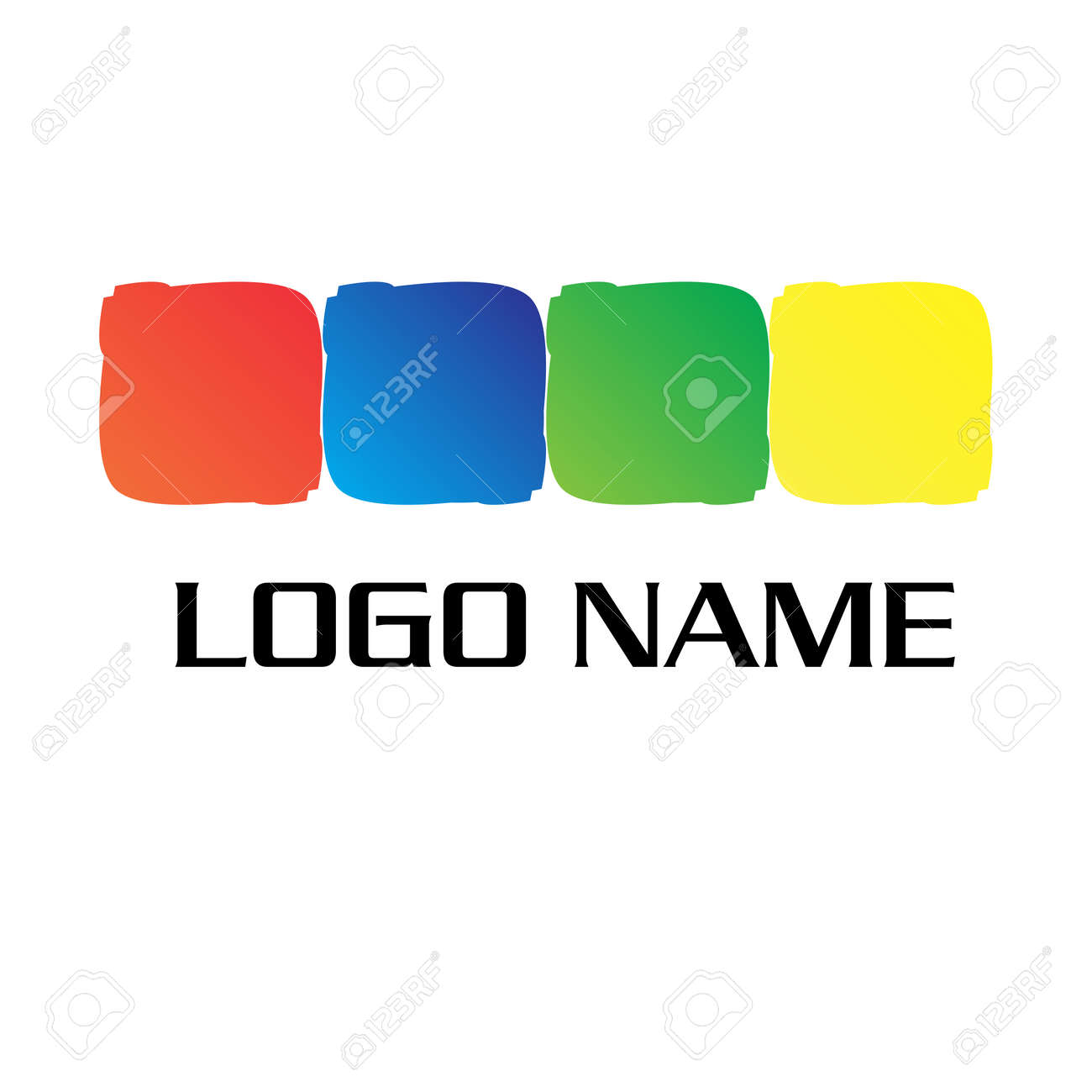 four colorful squares with gradation color unity harmony society royalty free cliparts vectors and stock illustration image 144476501 123rf com