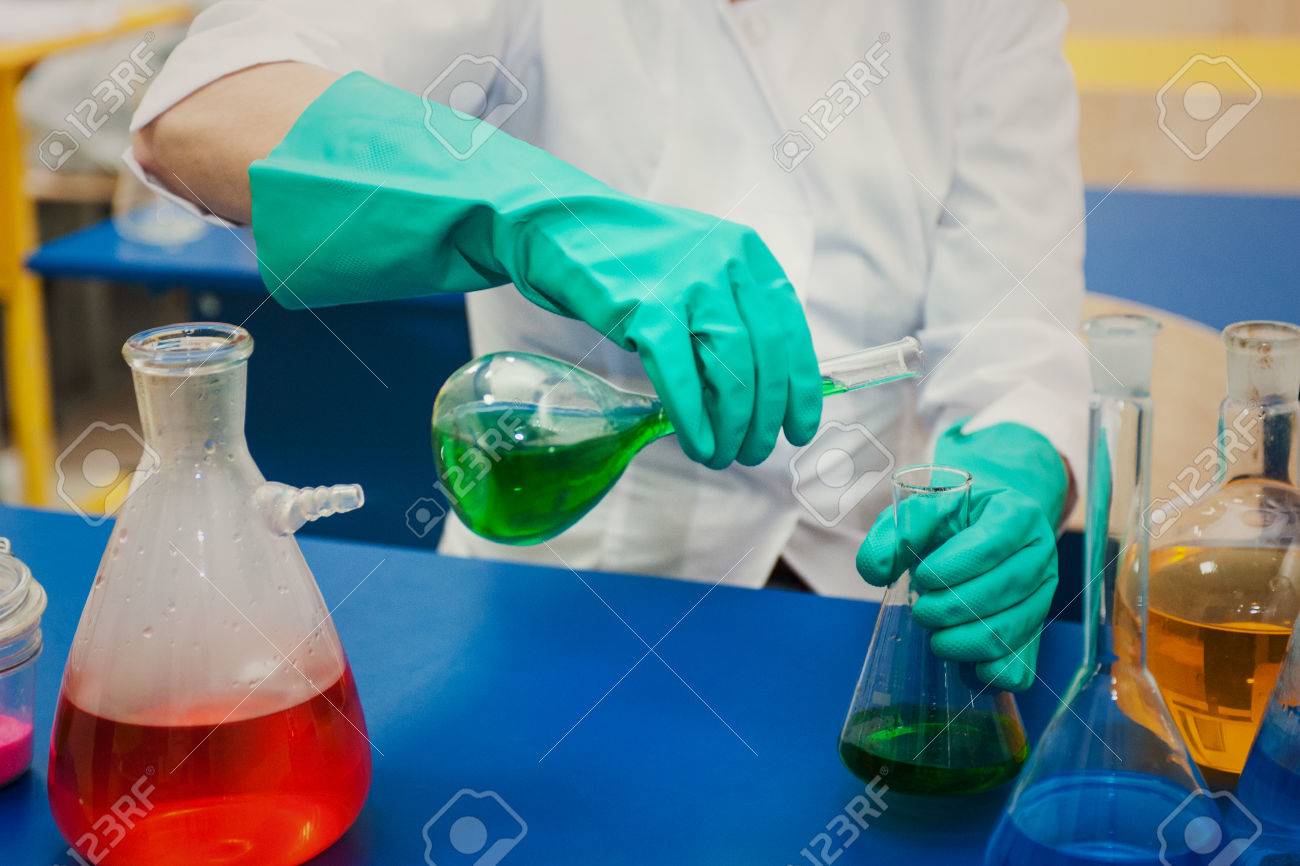 experiments in a chemistry lab closeup photo stock photo picture chemistry lab experiments