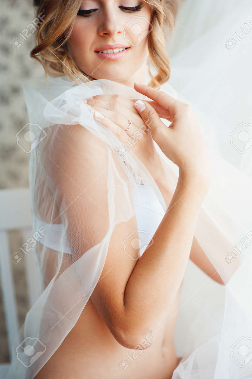 white bridal underwear