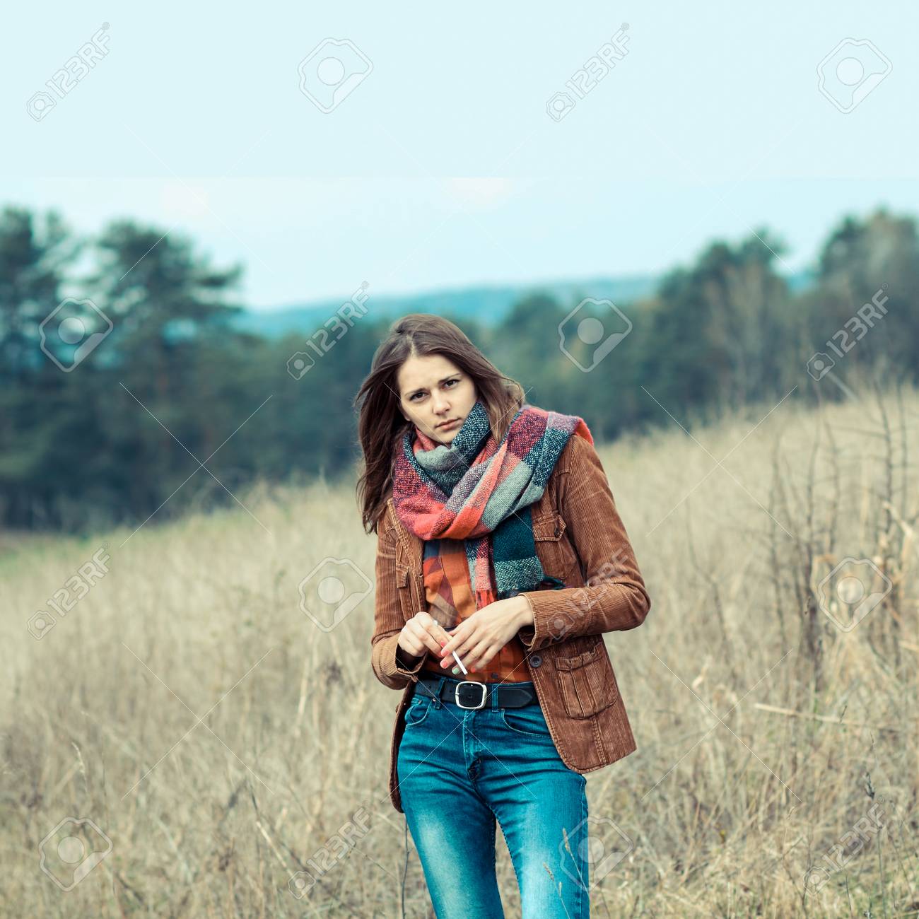 Hipster Girl Smoking Hipster Girl Smoking