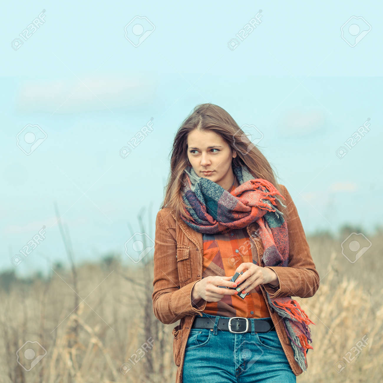 Hipster Girl Smoking Hipster Girl Smoking