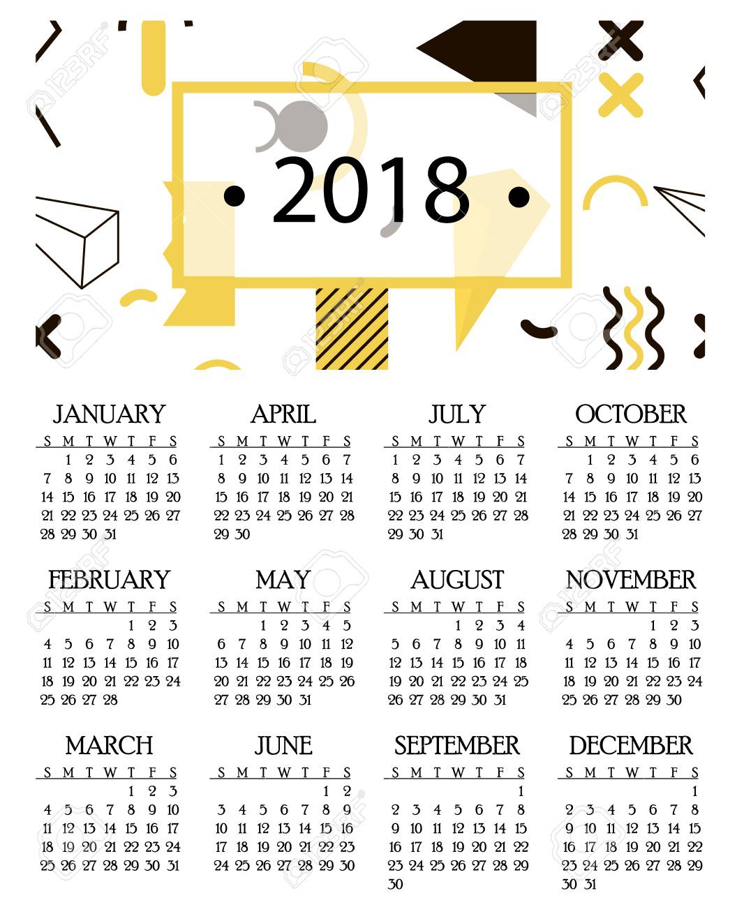 simple calendar for 2018 and 2019 2020 years template date day calendar years