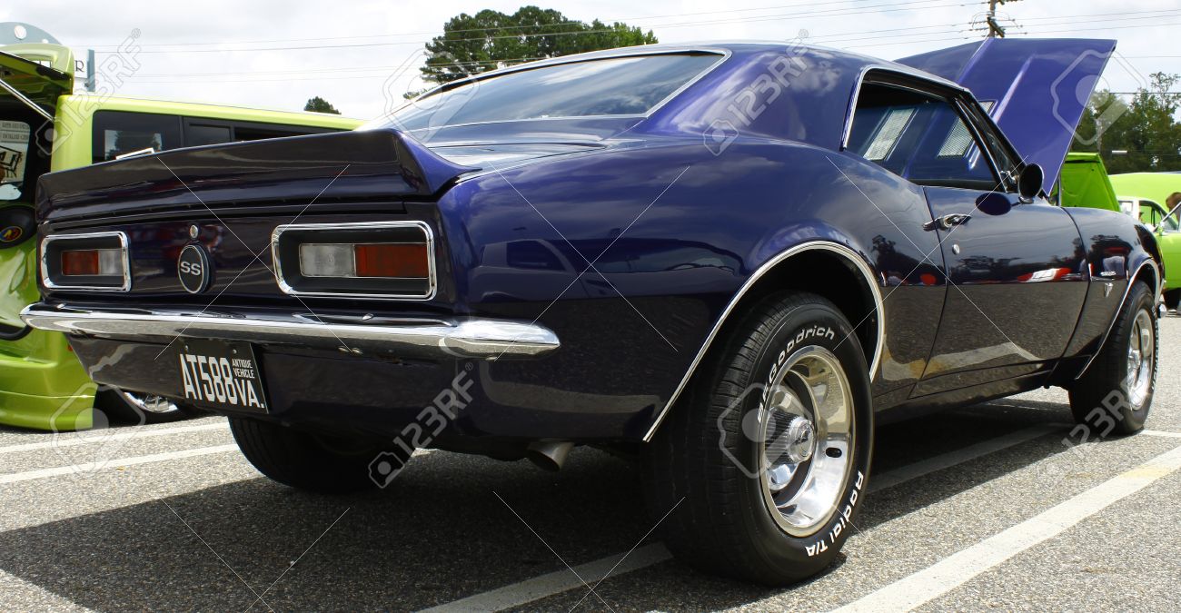 Gloucester Va July 14 Back Right Side Of An Old Chevy Camaro