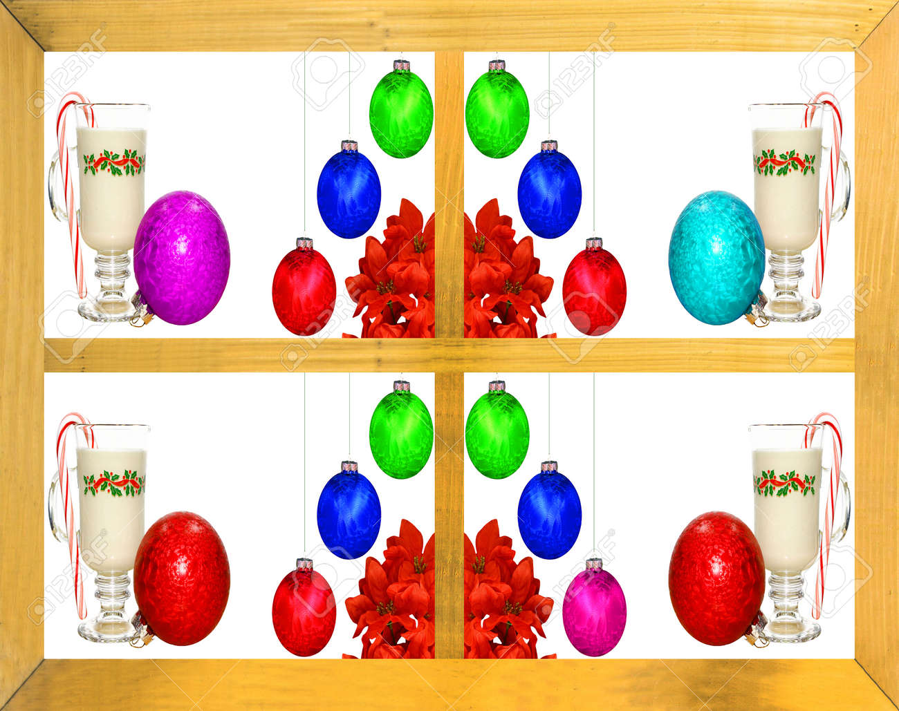 Decorazioni Natalizie Zucchero.Immagini Stock Affitti Stagionali Decorazioni Natalizie Zabaione E Un Bastoncino Di Zucchero Come Si E Visto Attraverso Una Finestra Incorniciata Di Legno Image 24712830