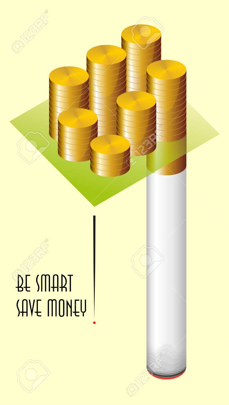 Motivation Quit Smoking To Save Money Royalty Free Cliparts Vectors And Stock Illustration Image 29455255