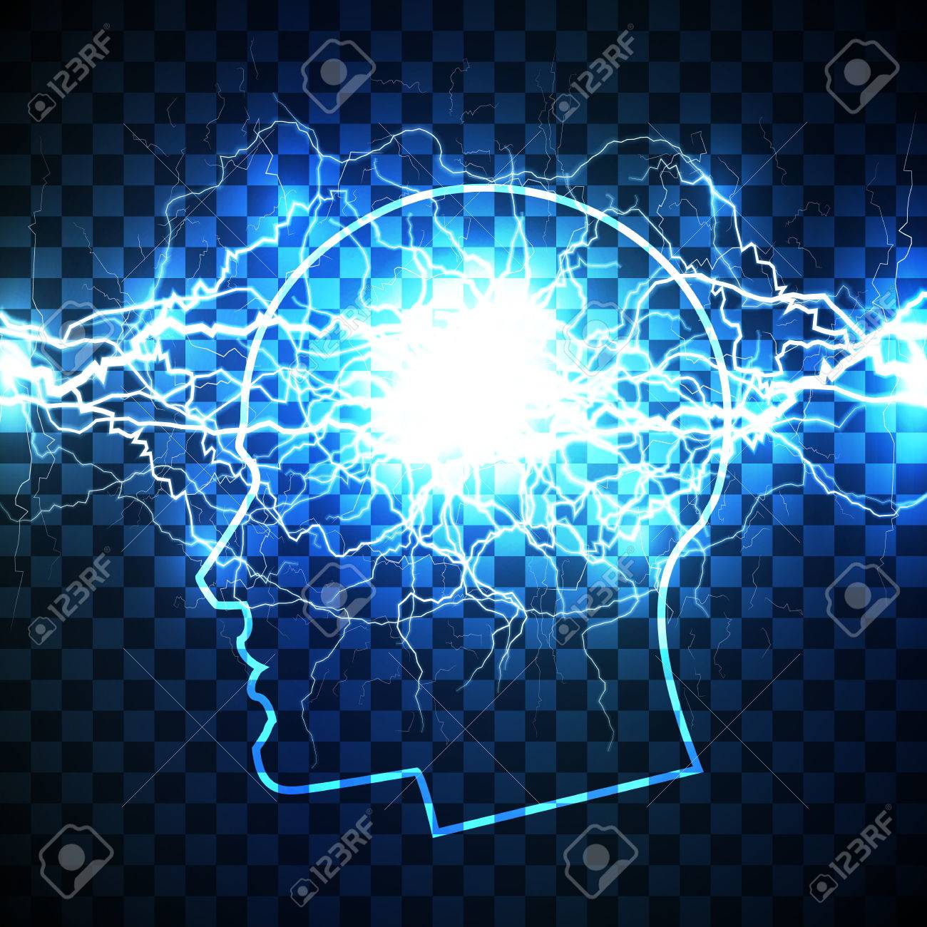 Human Mind in a Storm of Thought