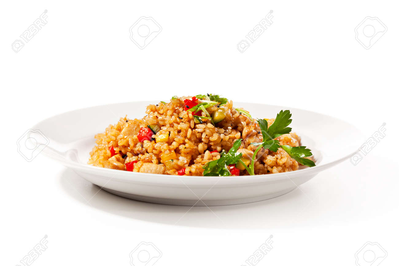 TOMBE LA NEIGE! - Page 11 26680748-cuisine-chinoise-riz-frit-aux-l%C3%A9gumes-et-de-la-viande