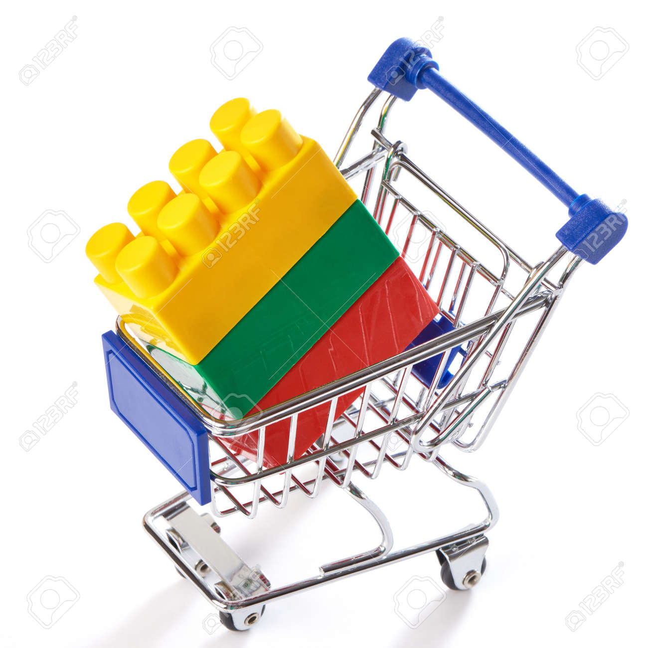plastic shopping trolley toy