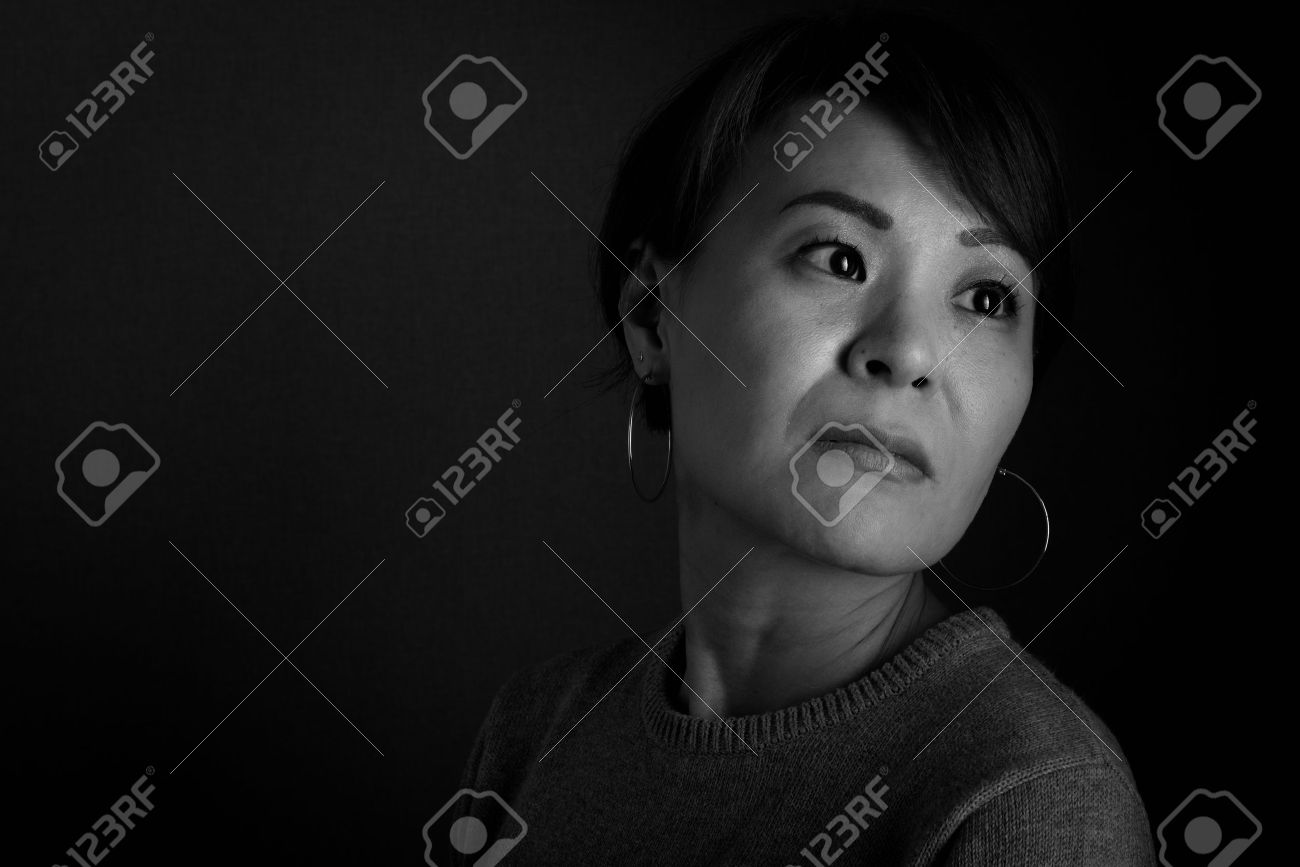 Sad black and white photography women Sad black and white photography women