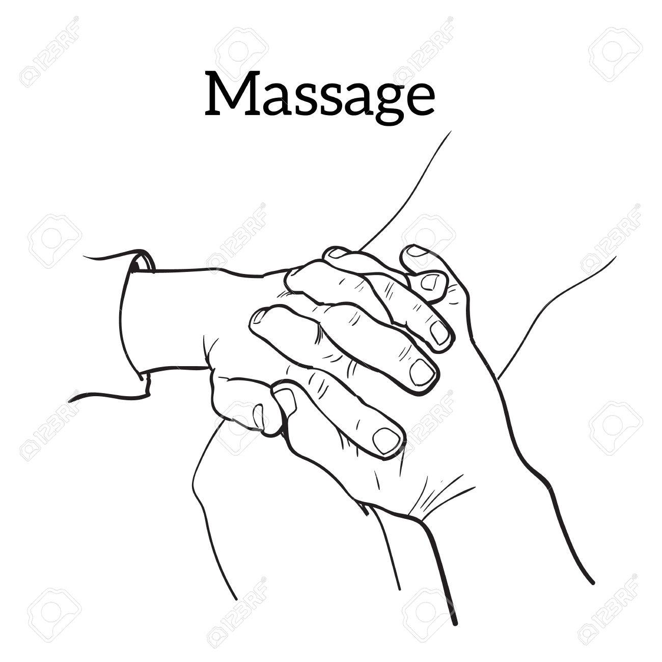 Hand Massage Back Massage Body Massage Royalty Free Cliparts Vectors And Stock Illustration Image 54123280