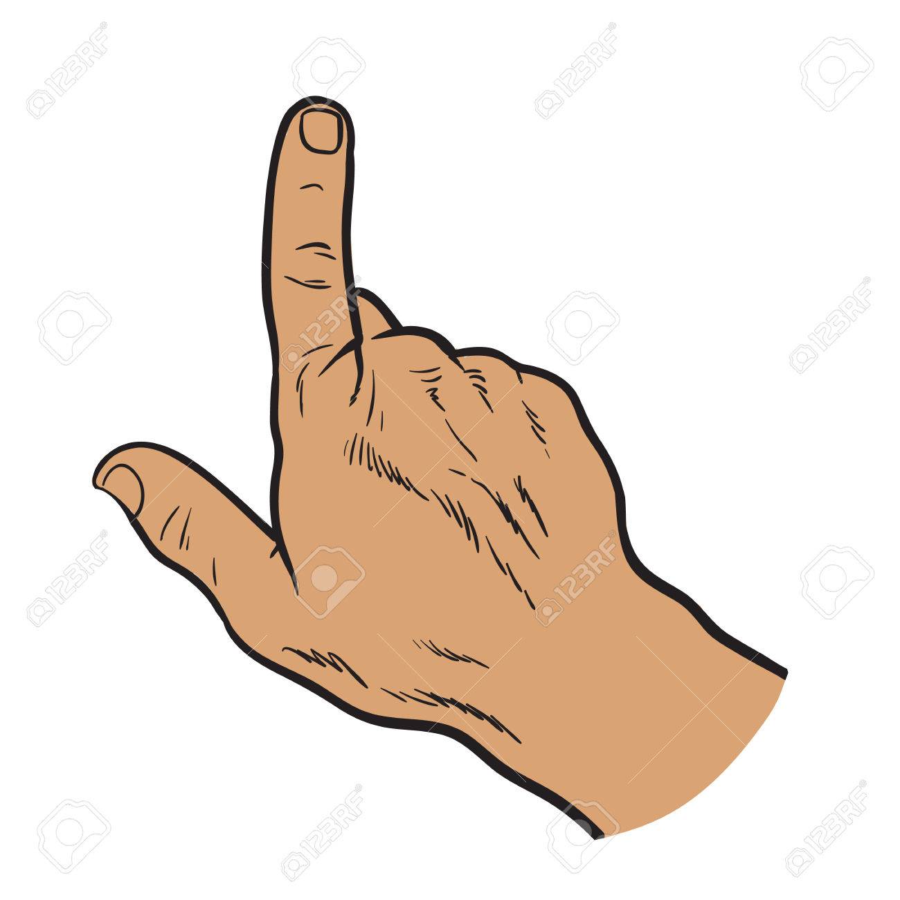 手 手に触れます モニターに触れる手 指に触れます 手で描いた 黒と白のイラスト 指で手 指を指しています 何かに触れます 指タッチ モニター の写真素材 画像素材 Image