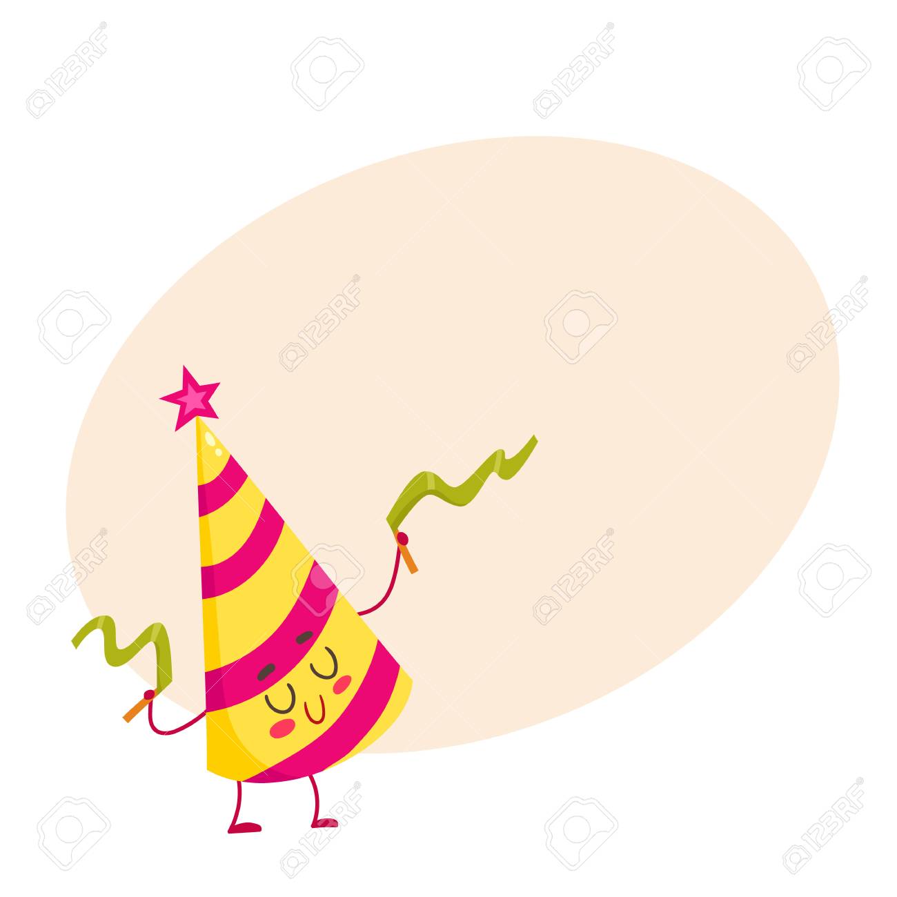 Caractere De Chapeau D Anniversaire Drole Avec Un Visage Souriant Illustration Vectorielle De Dessin Anime Sur Le Fond Avec La Place Pour Le Texte Caractere De Chapeau D Anniversaire Papier Traditionnel Rouge Et Jaune Caractere De Chapeau D Anniversaire Drole Avec Un Visage Souriant Illustration Vectorielle De Dessin Anime Sur Le Fond Avec La Place Pour Le Texte Caractere De Chapeau D Anniversaire Papier Traditionnel Rouge Et Jaune
