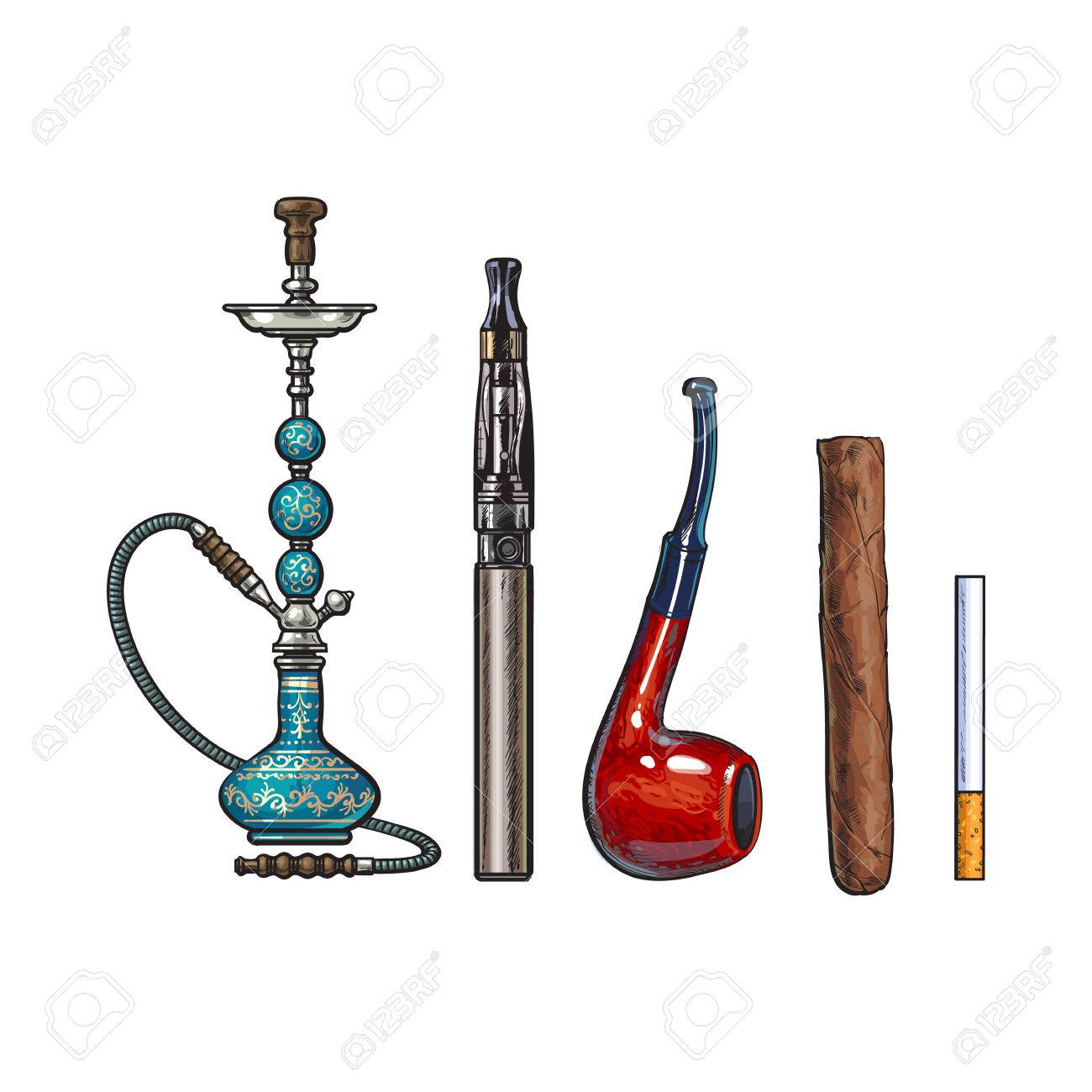 artículos de fumar pipa de agua cigarrillos puros y pipas