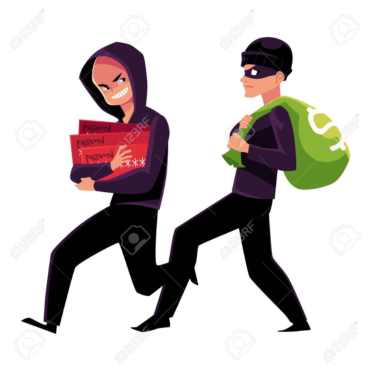 thieves robbers stealing money