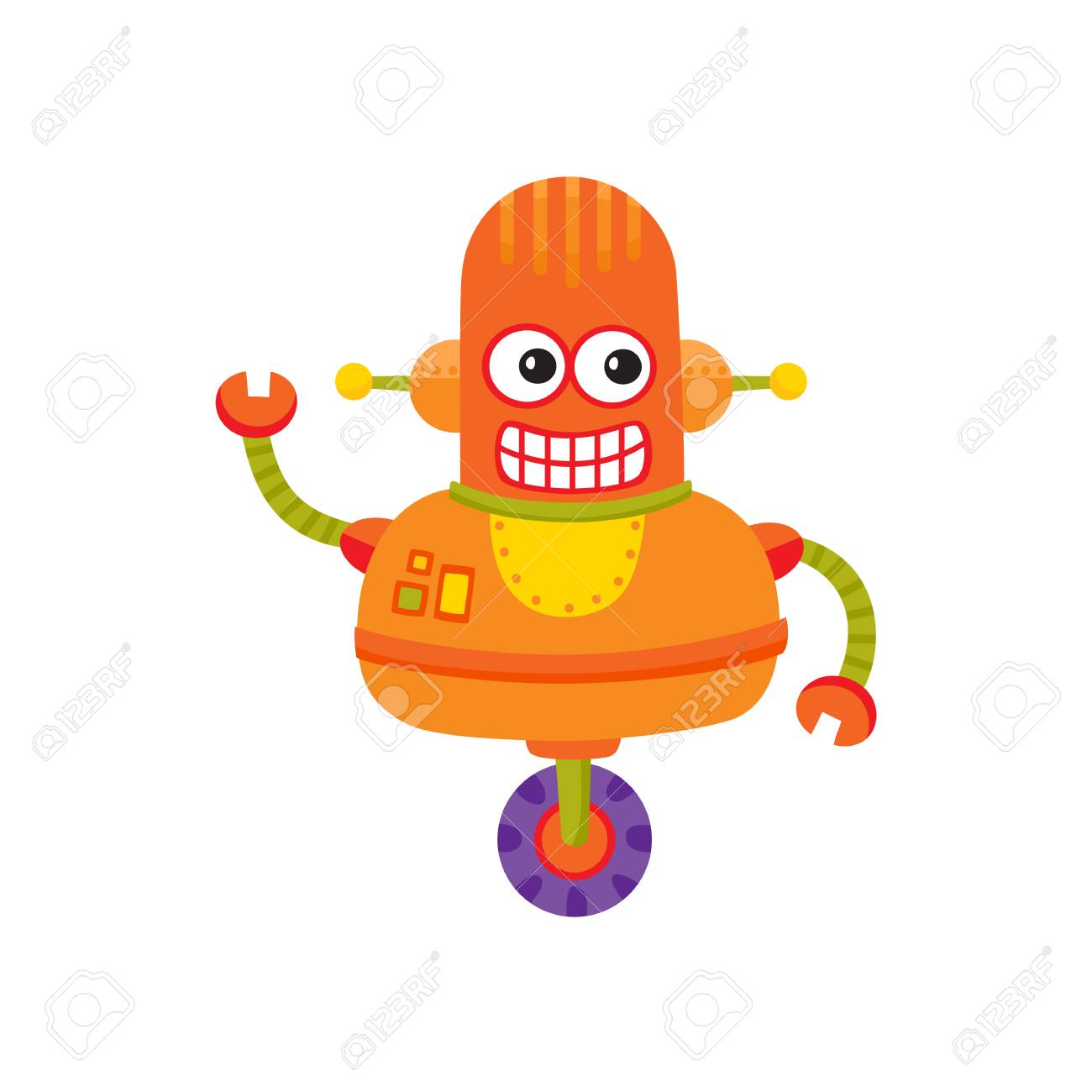 Conjunto De Rueda De Cabeza Hacia Arriba De La Rueda Naranja Conjunto De Rueda De Cabeza Hacia Arriba De La Rueda Naranja