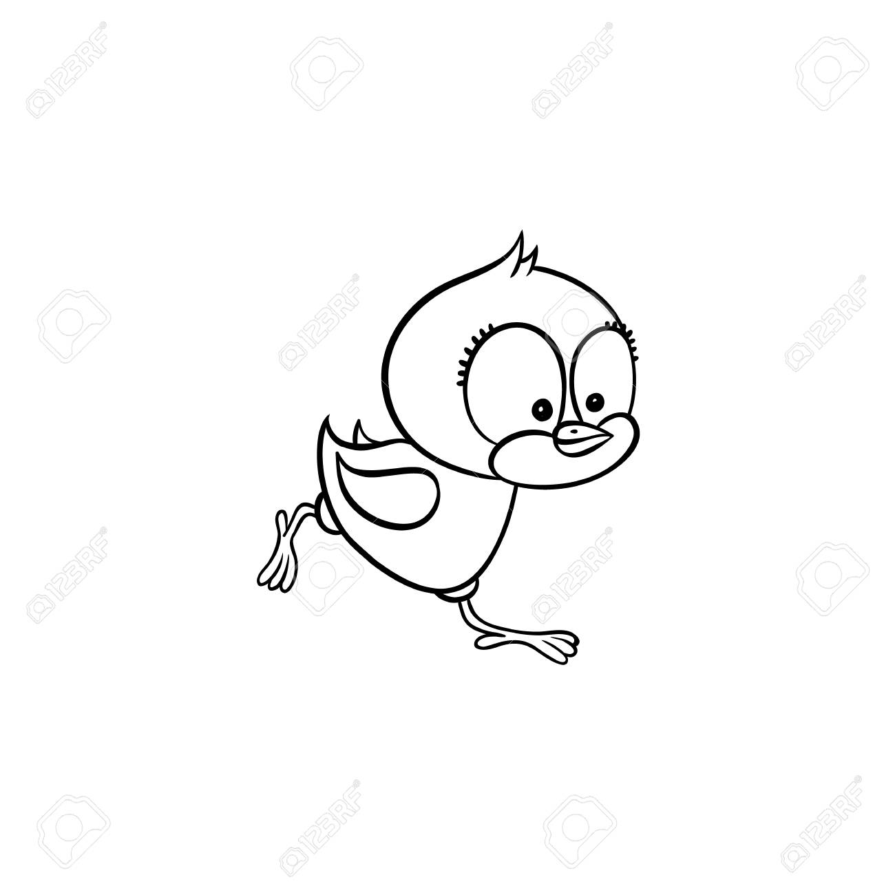 Cute Baby Chick Clipart Black And White Cute Baby