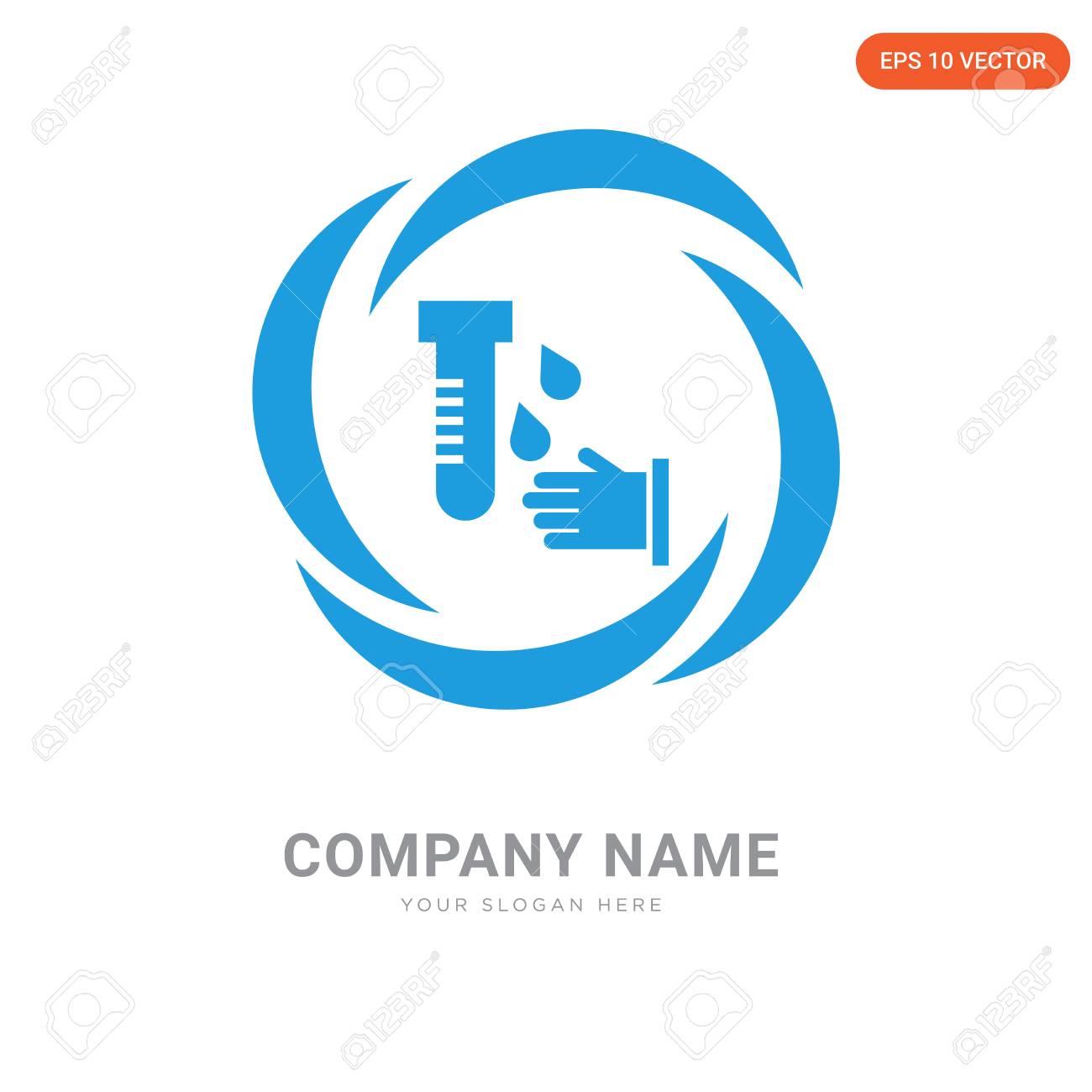 Chemical Products Company Logo Design Template Chemical Products Royalty Free Cliparts Vectors And Stock Illustration Image 105413841