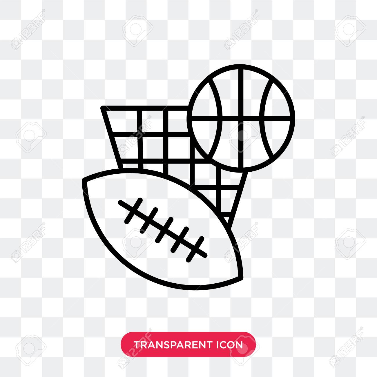 Sports Vector Icon Isolated On Transparent Background Sports Logo Concept Royalty Free Cliparts Vectors And Stock Illustration Image