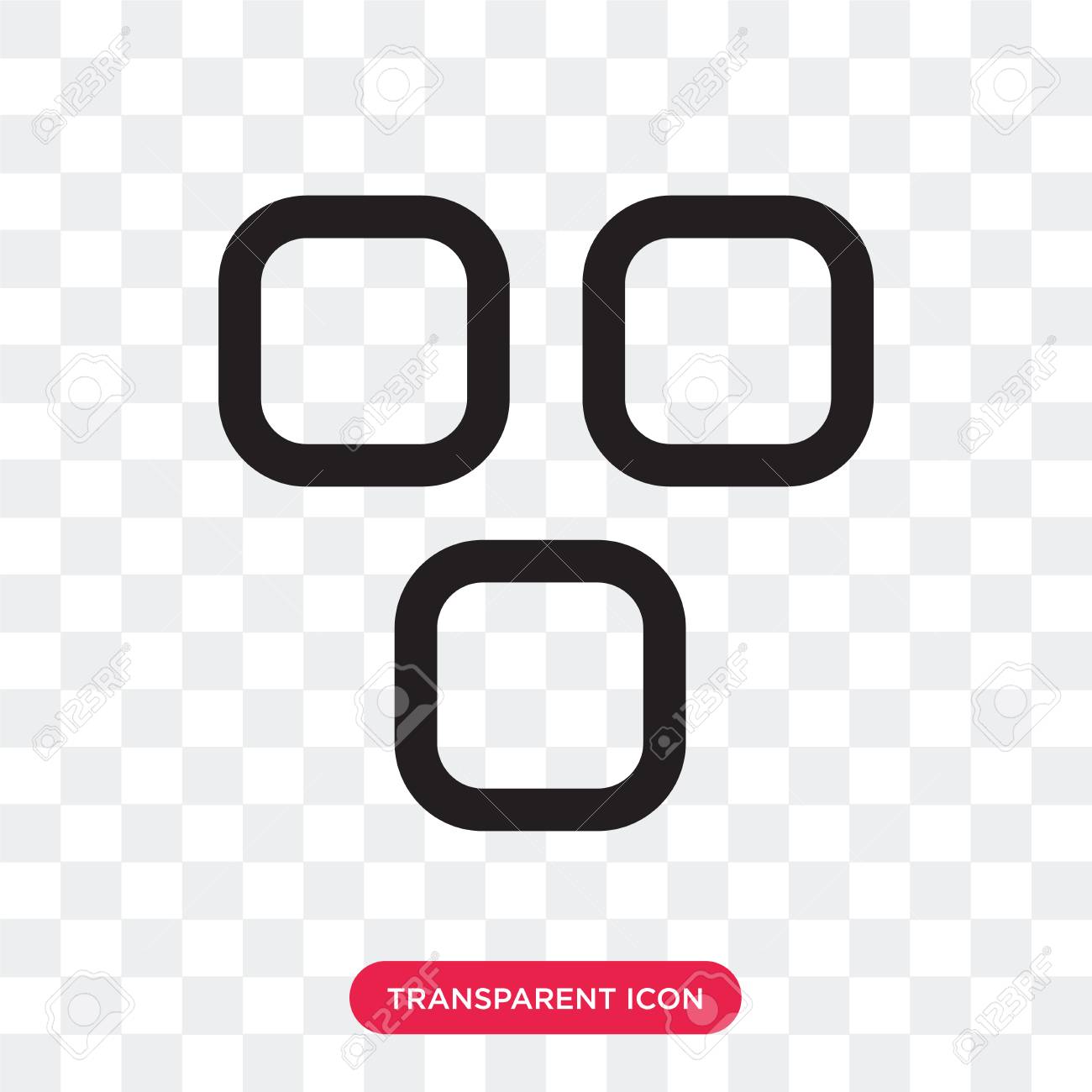 layout vector icon isolated on transparent background layout logo