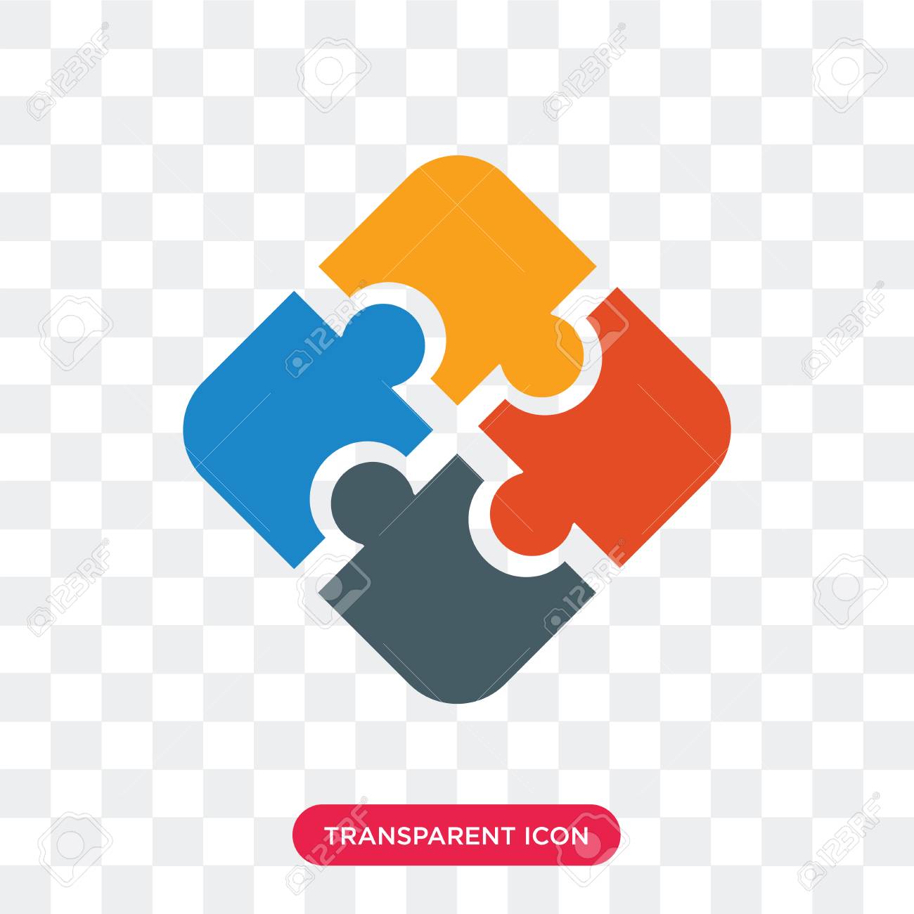 Jigsaw vector icon isolated on transparent background, Jigsaw logo concept - 107654527 Jigsaw vector icon isolated on transparent background, Jigsaw logo concept - 107654527