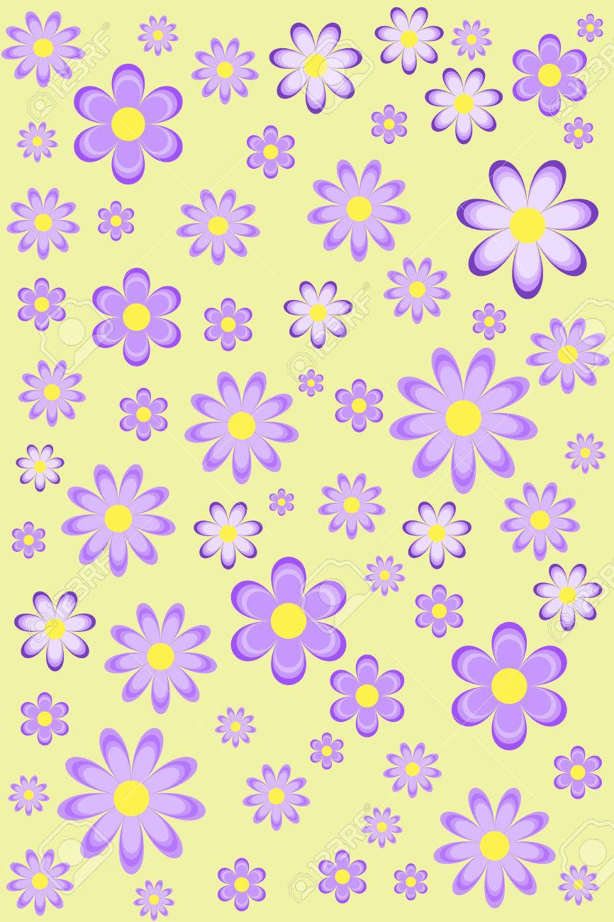 Light Yellow Flower Background Design Amashusho Images