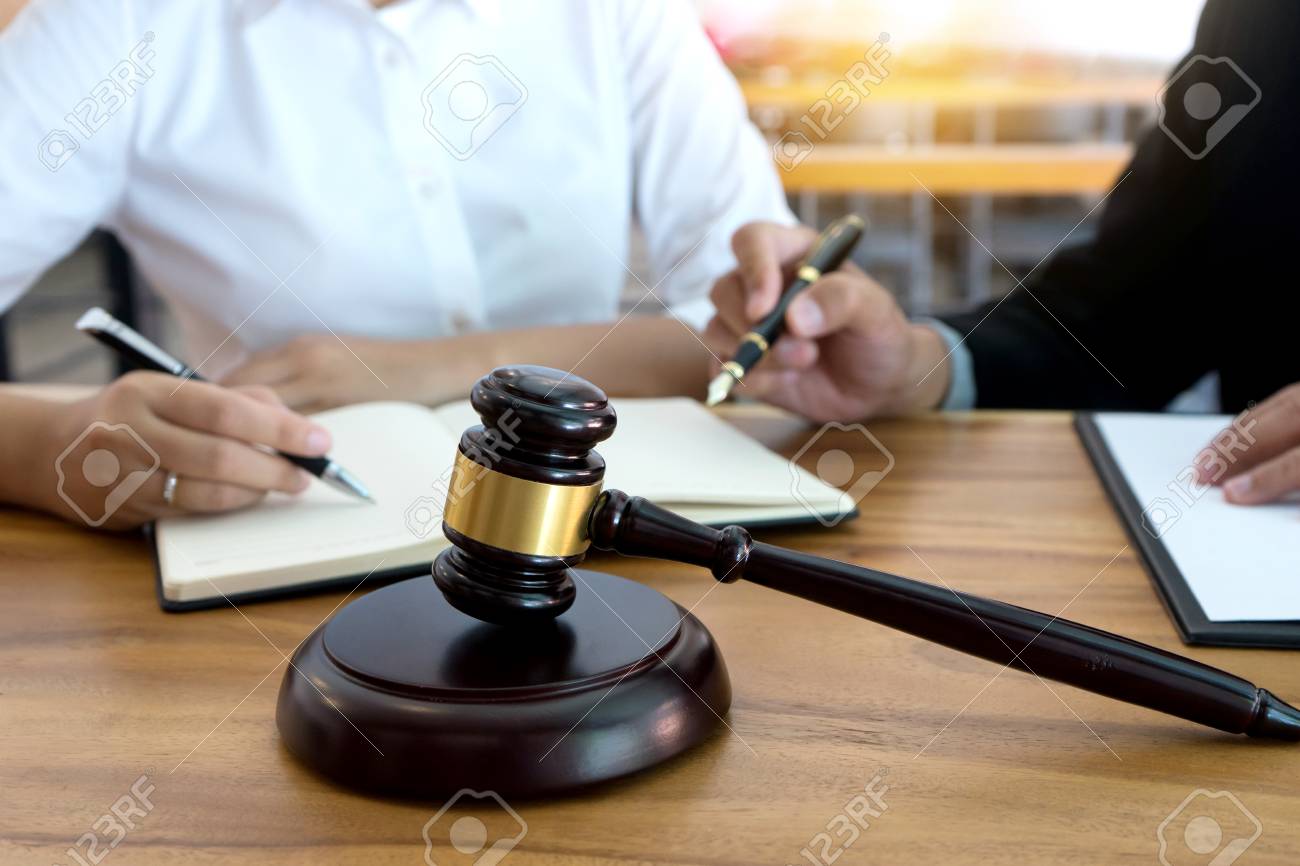lawyer judge or auction show gavel in the room or office stock photo auction office