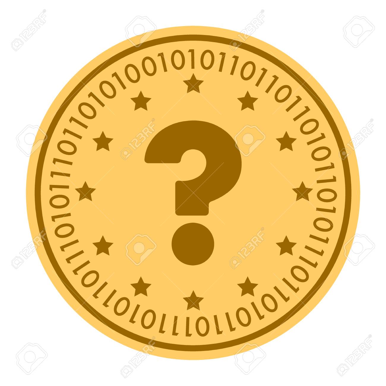cryptocurrency coin vector