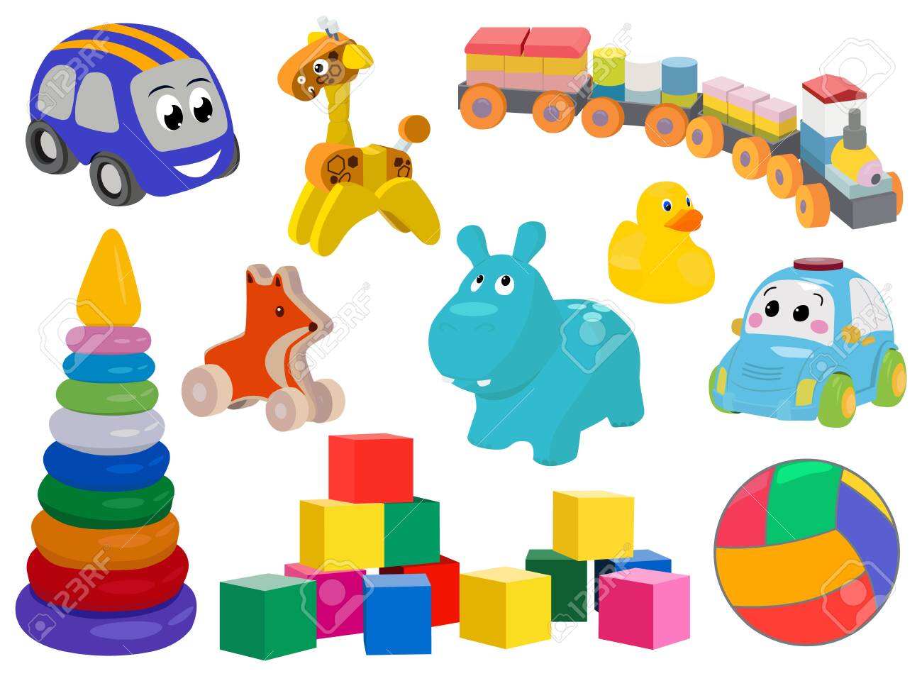 color toys baby